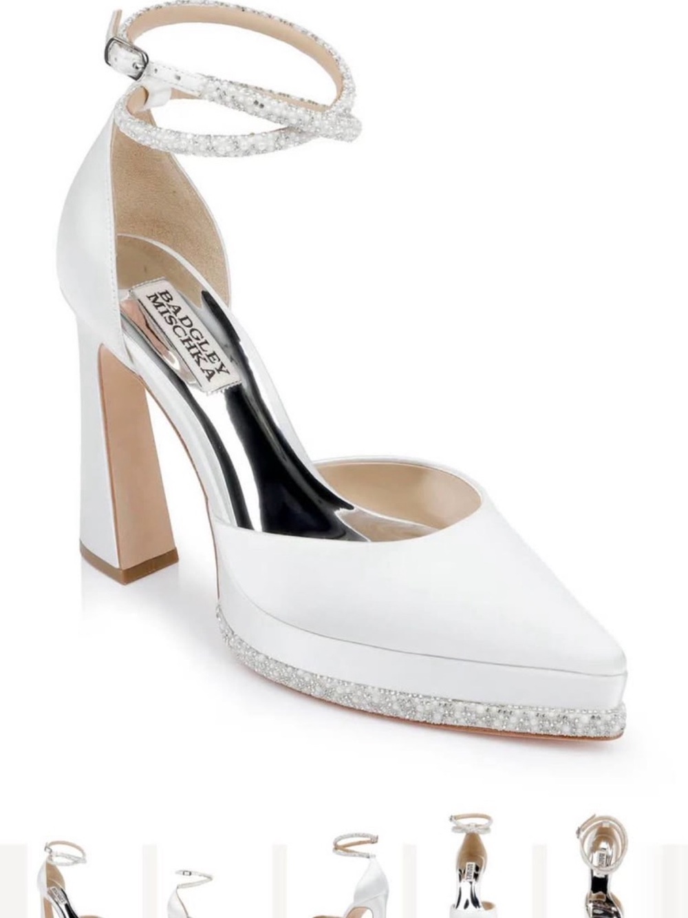 Eliana Pointed Platform Heels Badgley Mischka